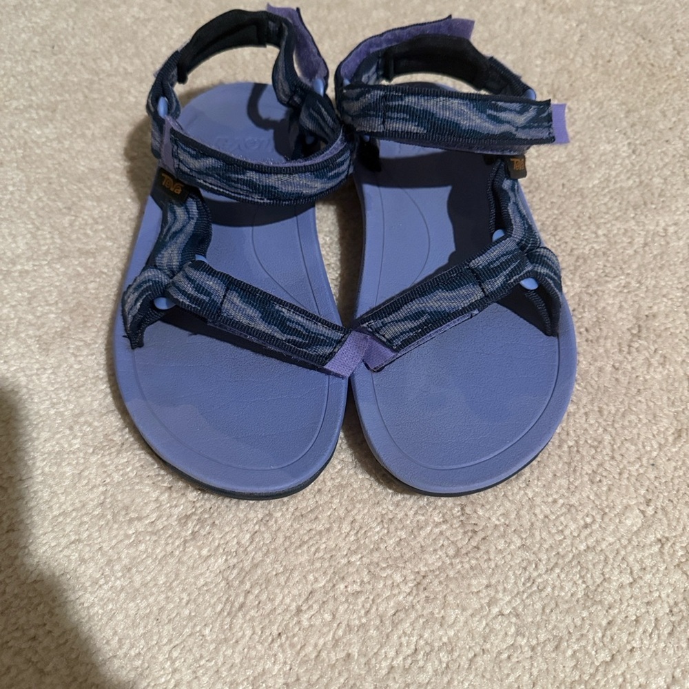 Teva Lilac and Navy Kids' Outdoor Sandals - Picture 3 of 6
